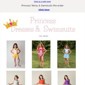 Princess Twirly & Swimsuits