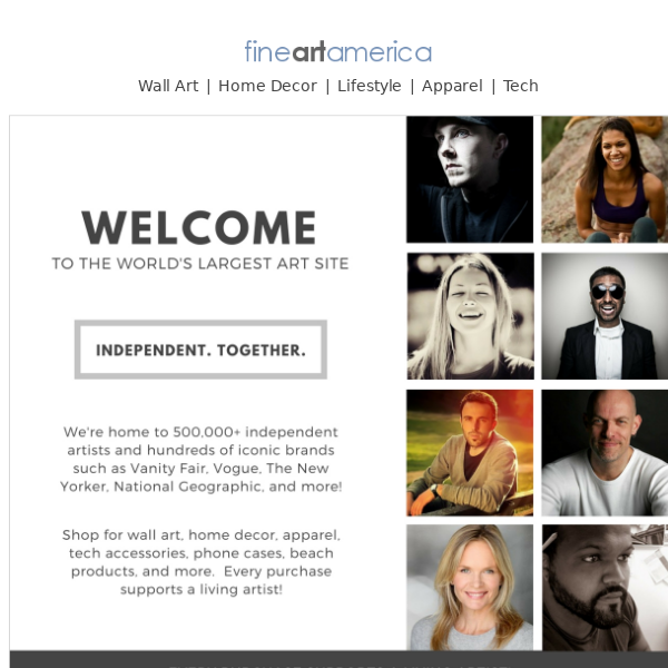 Welcome to Fine Art America!