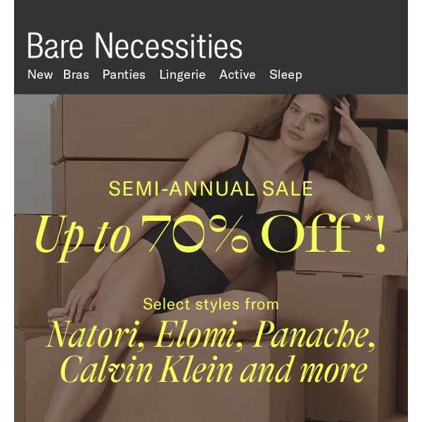 Panache, Elomi, Natori & More Up To 70% Off | Select Styles | Ends Tomorrow
