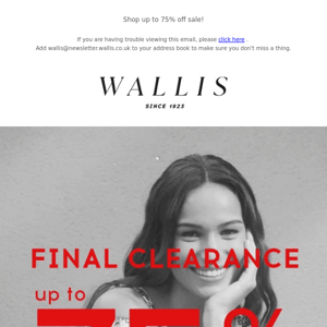 FINAL CLEARANCE 🚨