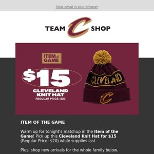 $15 Cavs Knit Hat