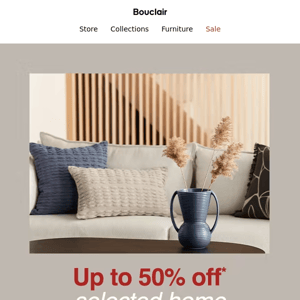 Home accents up to 50% off 😲