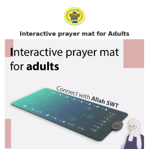 Interactive prayer mat for Adults