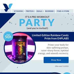 Did someone say pre-workout party?!