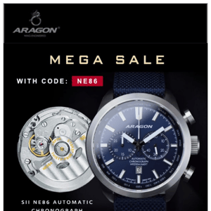 Super Sunday MEGA Sale (NE86 Automatic Chronograph)