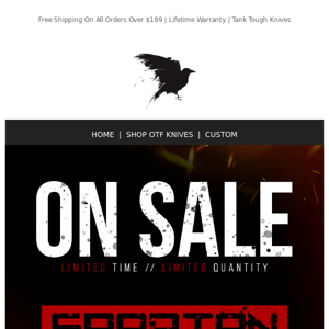 🔪 🧨 Only $99 On Sale NOW! Spartan OTF Knives...