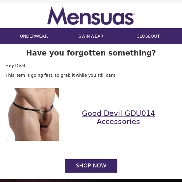 Treat For You With New Arrivals From Secret Male & Daddy Underwear - Mensuas