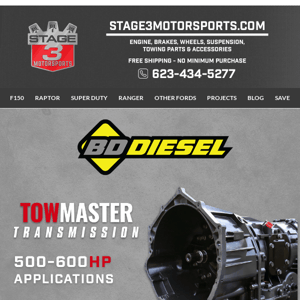 NEW! BD Diesel TowMaster Transmissions!