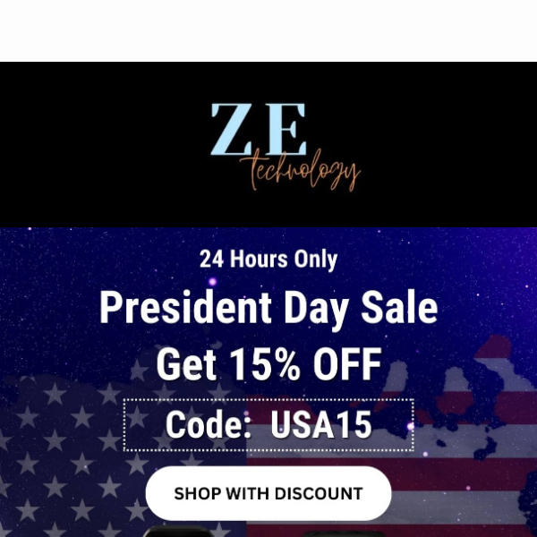 President's Day Sale Kick Off - 15% OFF