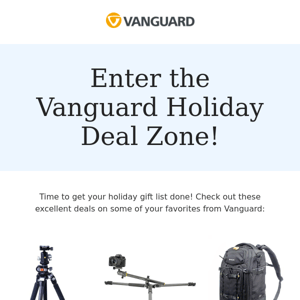 Vanguard's holiday sale is here