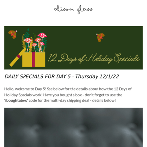 12 days of Holiday Specials - Day 5