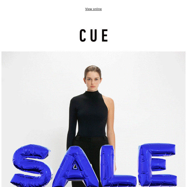 Cue, have you shopped our sale?