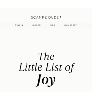Our Little List Of Joy ⚡