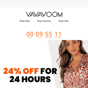 HURRY 24% off ends 9pm