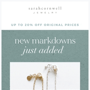 Spring Cleaning 🌷 Shop New Markdowns!