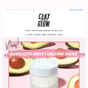 NEW DROP 🥑 Avocado moisturizing mask! 🥑