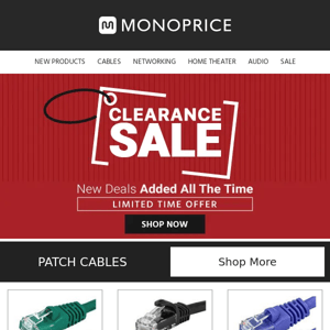 Clearance Sale NETWORKING Edition | New Deals Added All the Time