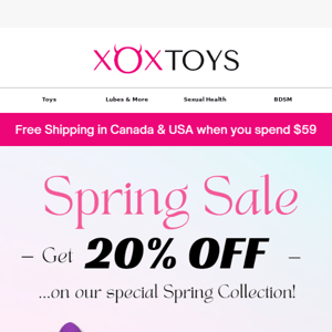 Spring Collection? Enjoy 20% OFF 💕