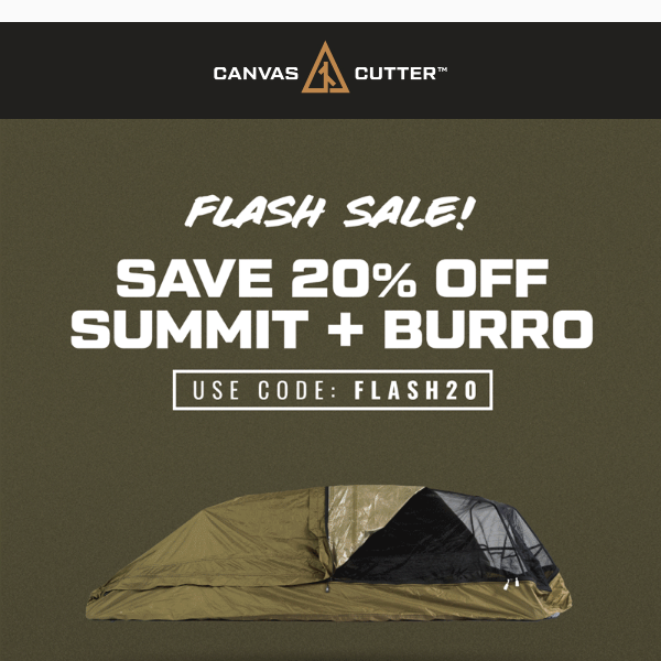 FLASH SALE on SUMMIT + Tan BURRO