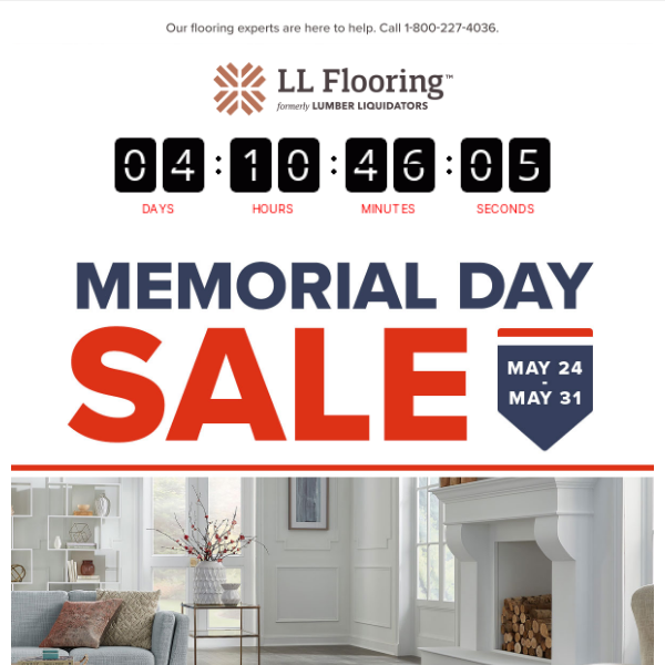 Hardwood Flooring up to 25% OFF!