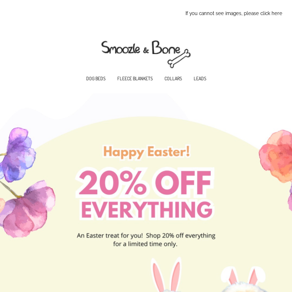 Easter Sale 20% OFF 🌼