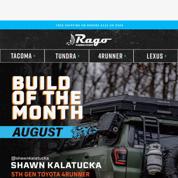 It's time for the Build of the Month for August!