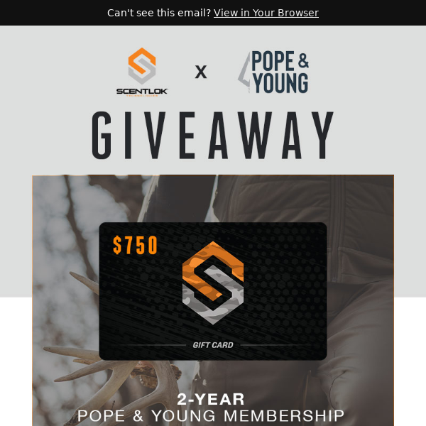 ScentLok x Pope & Young Giveaway