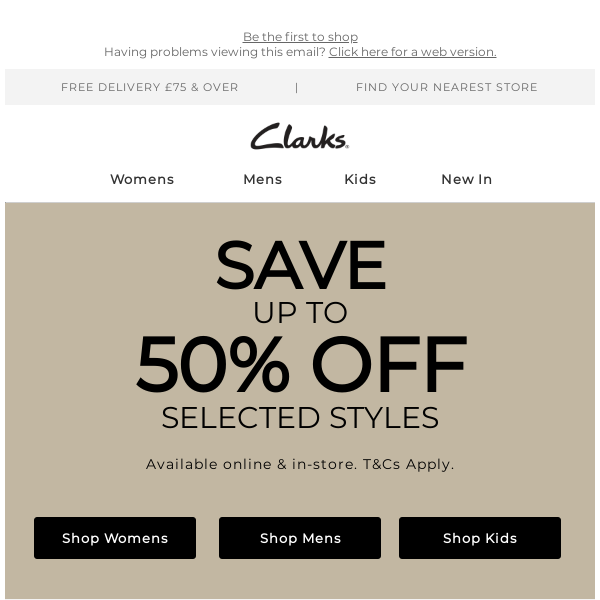 50% Off Clarks UK COUPON CODES → (13 ACTIVE) Oct 2022