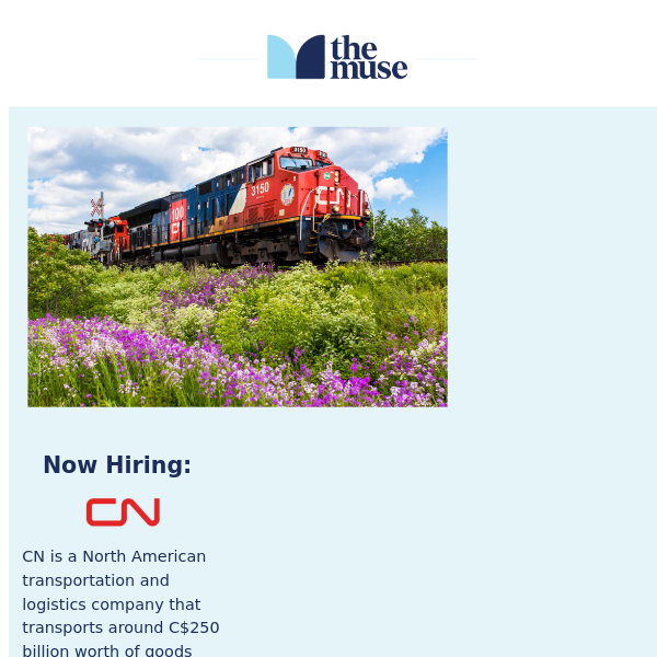 Now Hiring: CN