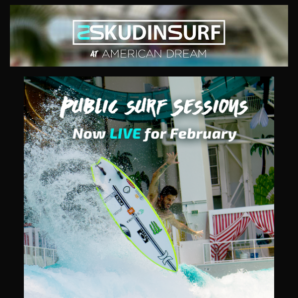 Ditch the Wetsuit: NEW Warm Water Sessions for Feb!