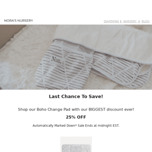 Last Chance To Save!