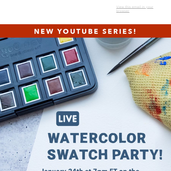 Wanna Come to a Watercolor Swatch Party?