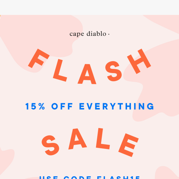 FLASH SALE | 15% Off All Your Favorite Styles ⚡️