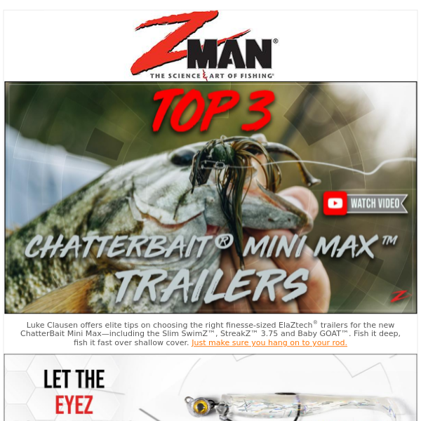 Top 3 ChatterBait Mini Max Trailers