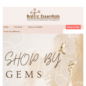 Shop by Ailment - Pick the Gem that Matches!