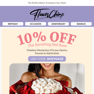 Say It With🌹10% OFF