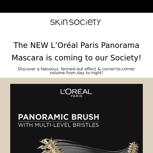 Pre-Order Your Panorama Mascara!