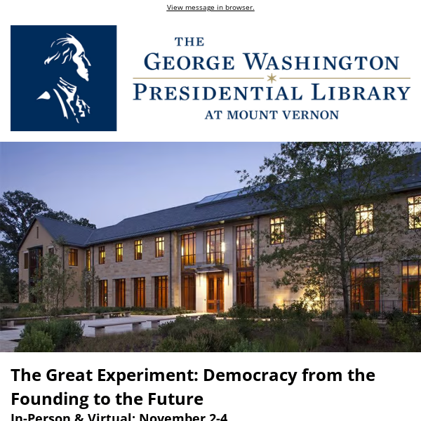 Democracy Event Featuring Gen. Jim Mattis, Annette Gordon-Reed & More