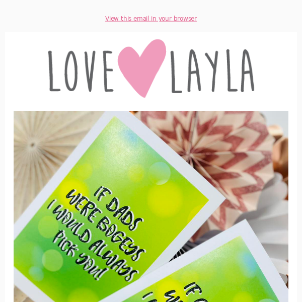 HELLO, Love Layla Designs