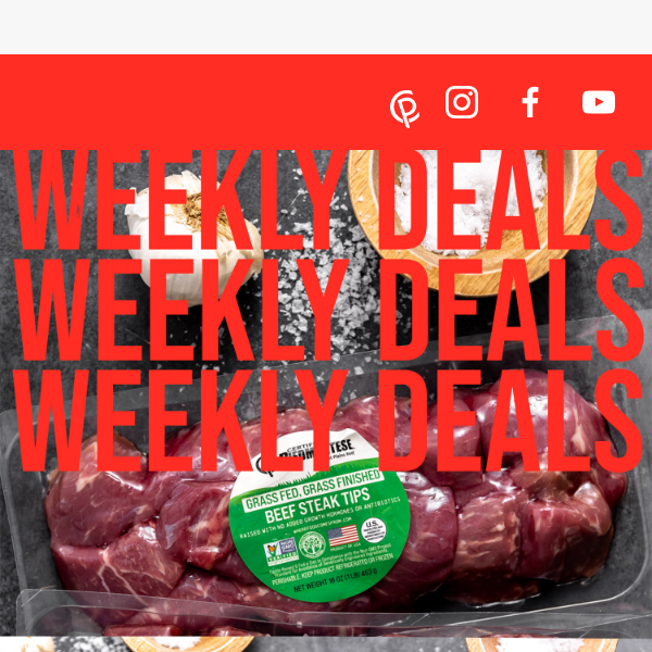 Looking For Meaty Deals!?  This week has your busy fall schedule in mind!