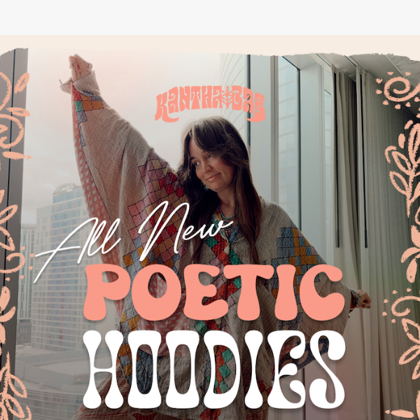 ✨POETIC HOODIE✨LAUNCH LIVE