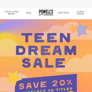 ⭐ The Teen Dream Sale is here!