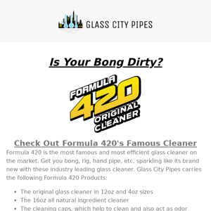 Glass City Pipes - Time to Clean Your Bong? 💧