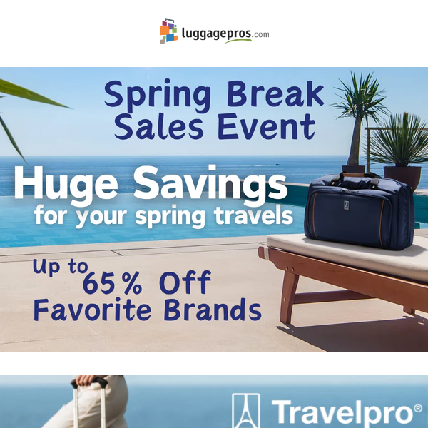 Spring Break Sales Event