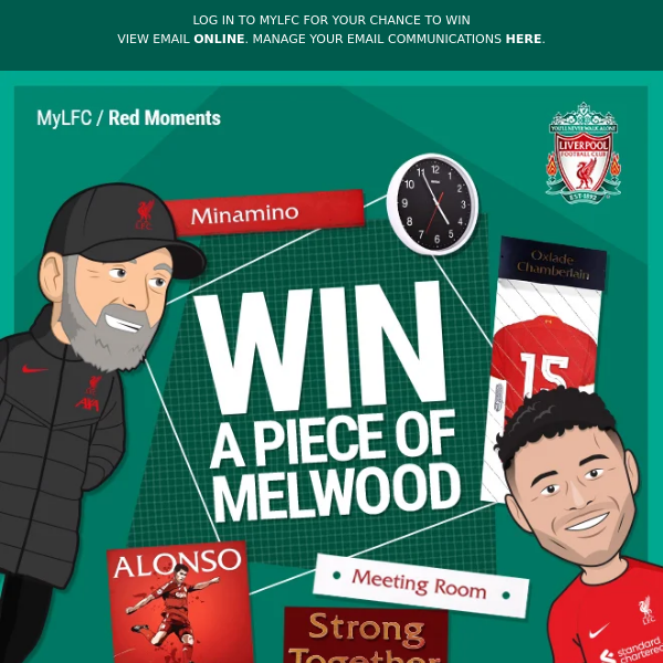 Win your own piece of Melwood!