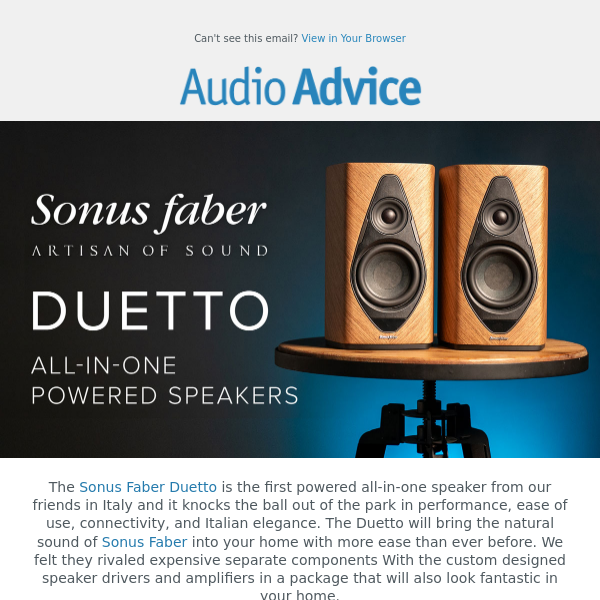 Introducing the Sonus Faber Duetto: Compact, Connected & Elegant 🎵