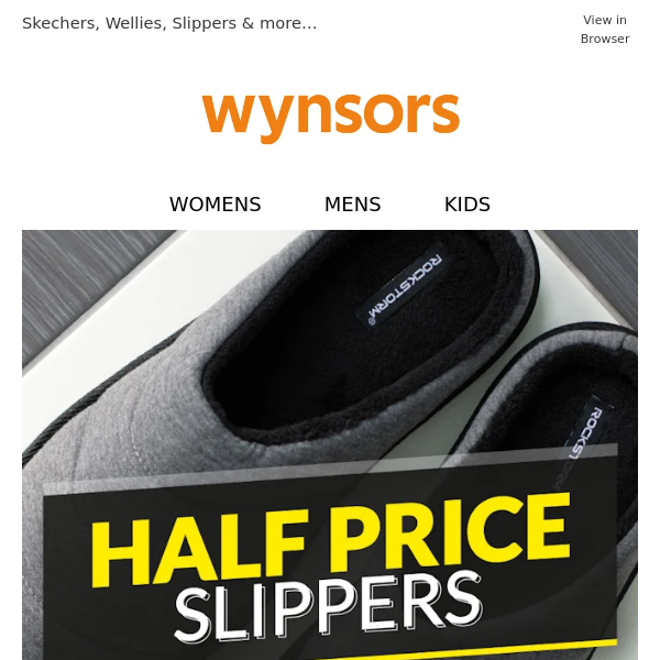 Wynsors discount womens slippers