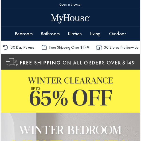 CLEARANCE 🚧 65% OFF Your Winter Bedroom Must-Haves