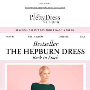 Best Selling Style - The Hepburn Dress