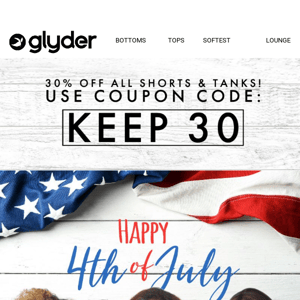 July 4th SAVINGS!